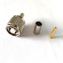 connector RP TNC male straight crimp for RG58 cable