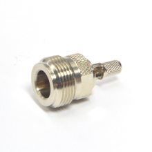 RF connector N female straight crimp for LMR200 cable