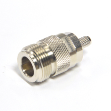 RF connector N female straight crimp for RG58 cable